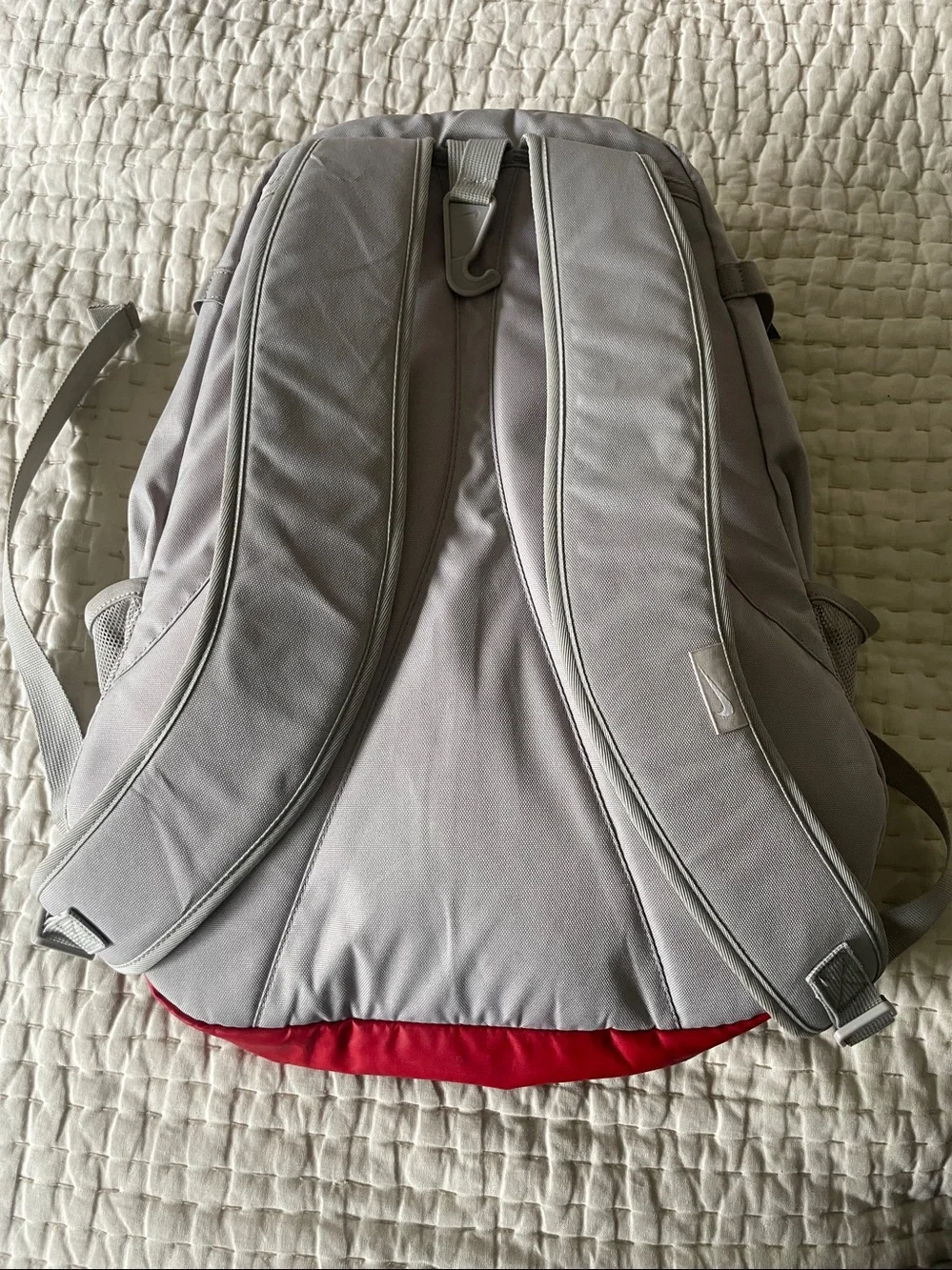 EUC Nike Baseball Backpack red gray